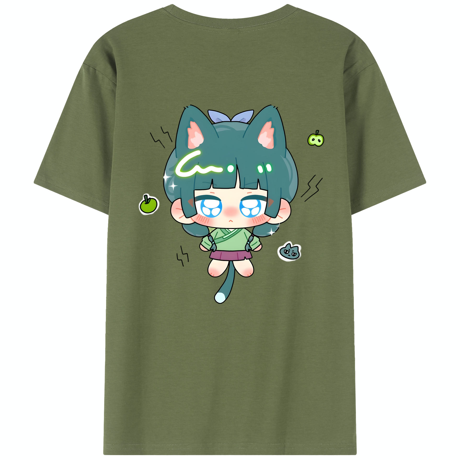 （画像用） 薬屋のひとりごと The Apothecary Diaries 綿100％半袖Tシャツ（背面プリント）